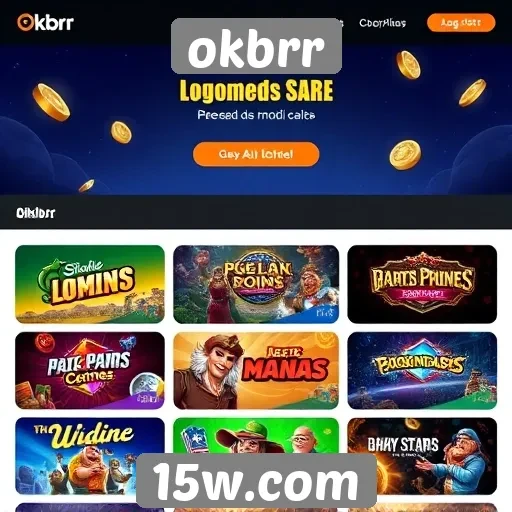 Principais jogos disponíveis no site okbrr